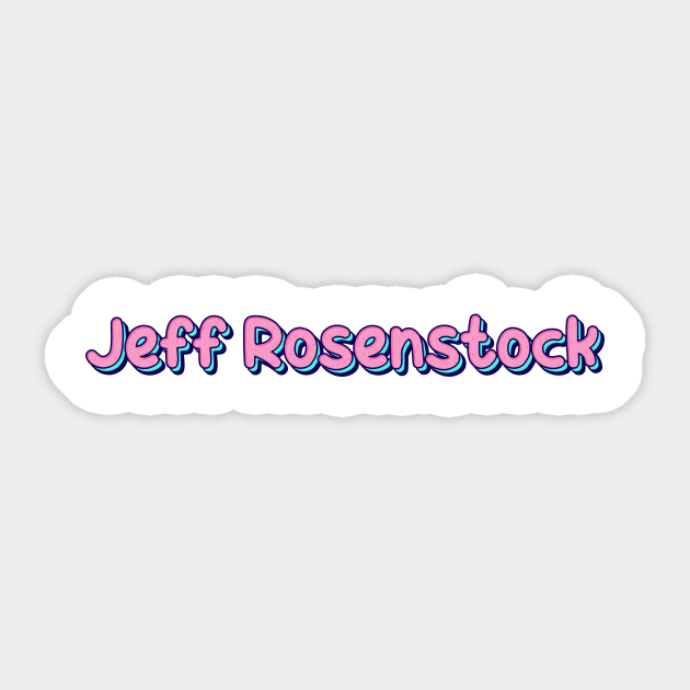 WORRY Jeff Rosenstock Worry Jeff Rosenstock Sticker TeePublic